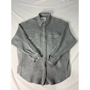 AERIE Lumberjane Waffle Knit Button Down Shirt Women’s XXS Small